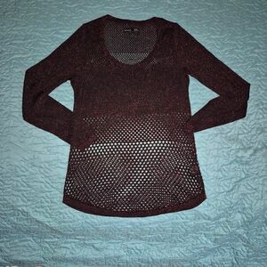 Rock-and-republic Women's Black and Red Shirt